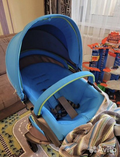 Прогулочная коляска stokke xplory v4 c колёсами v5