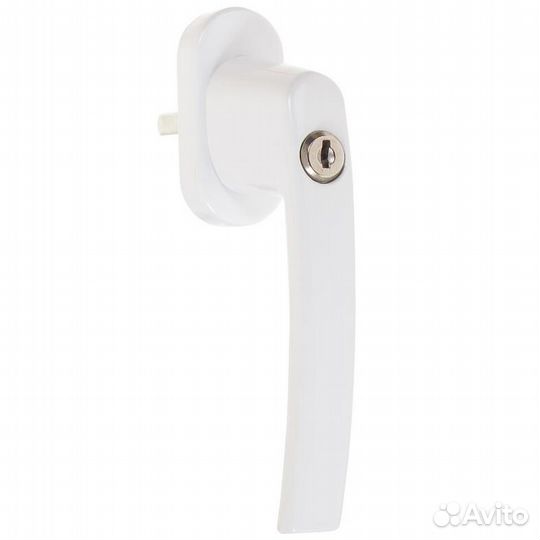 Ручка оконная для пвх с замком (Металлическая)