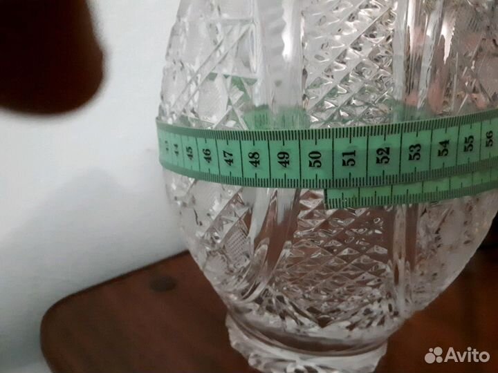 Ваза хрустальная