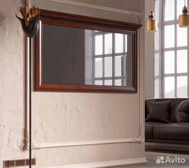 Зеркало kentaki LUS/155 каштан