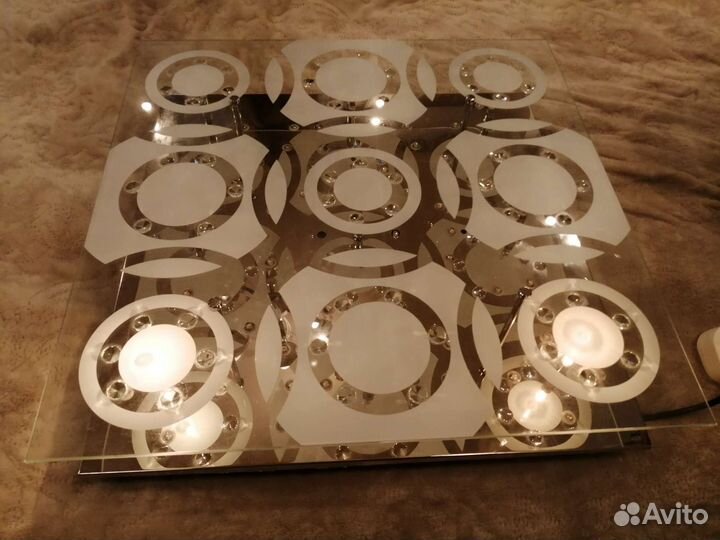 Люстра светодиодная с пультом бу