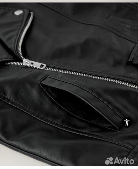 Куртка кожаная Zara