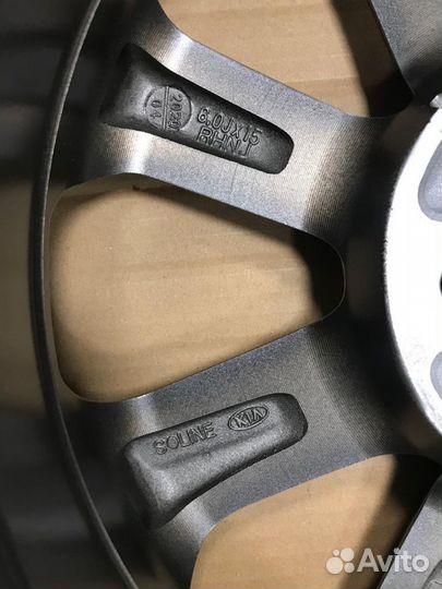 Новые оригинальные литве диски Kia Rio Style R15