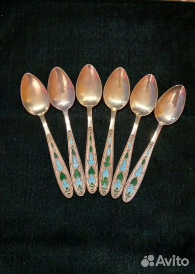 Чайные ложечки, серебро