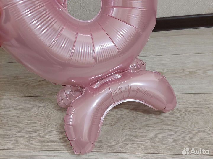 Шар цифра 6 фольгированный