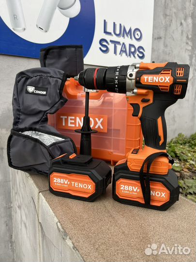 Шуруповерт для ледобура Tenox с чехлом