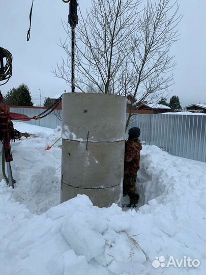 Бурение машиной Колодцев и септиков под ключ