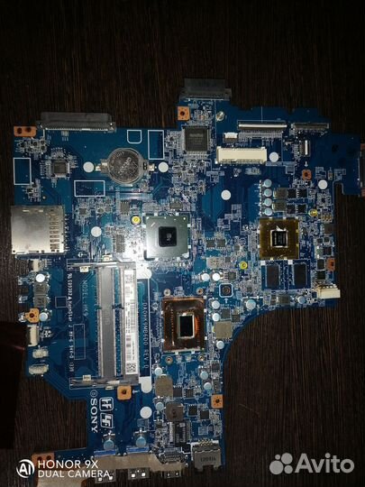 Материнская плата с процессором