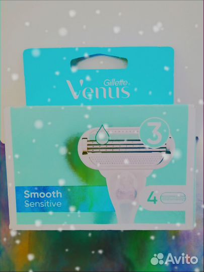 Gillette Venus кассеты 4 шт упаковка