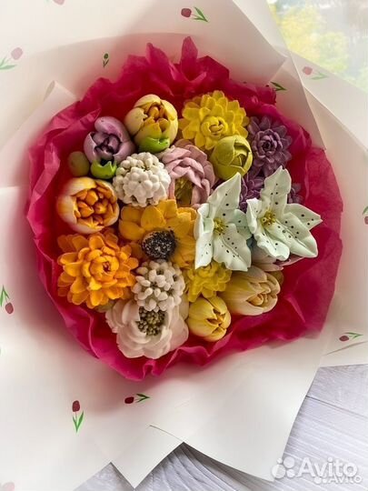 Зефирные цветы/тюльпаны/зефир