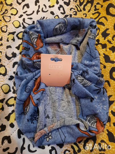 Повязка труба для волос новая с биркой plum