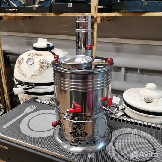 Самовар турецкий на дровах 3,5 и 5 л