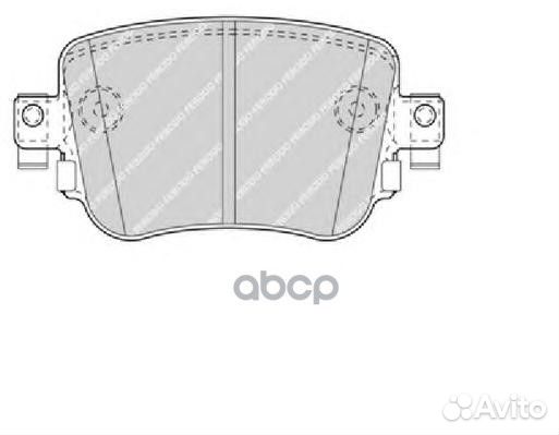 Колодки торм.зад. FDB4485 Ferodo