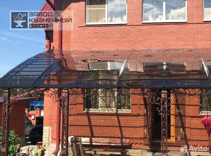 Навесы из поликарбоната для авто