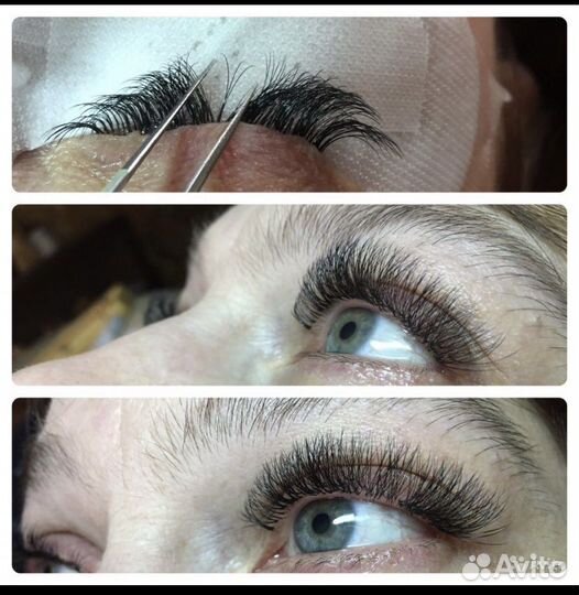 Наращивание ресниц с выездом на дом