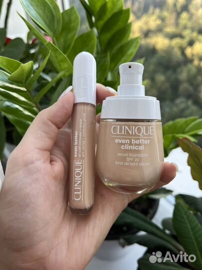 Тональный крем и консилер Clinique even better