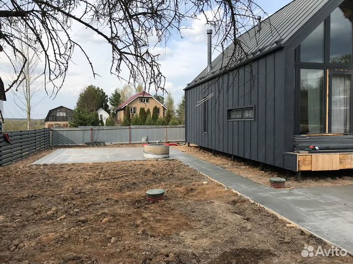 Отмостка вокруг дома