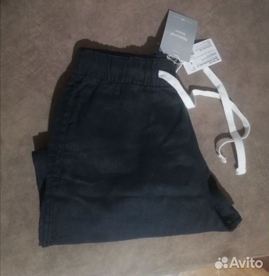 Брюки лён HM