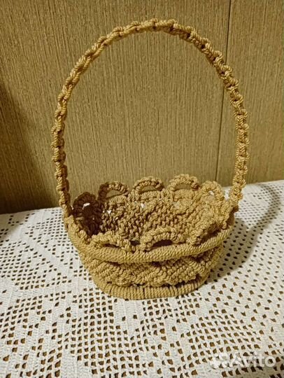 Корзиночка макраме