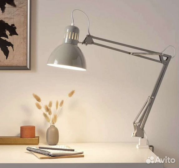 Лампа настольная Терциал, Тумба Икеа