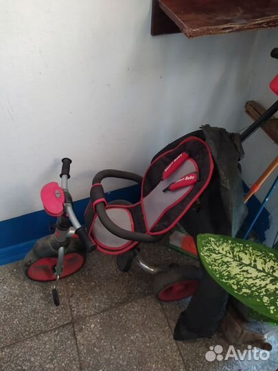 Детский трехколесный велосипед бу