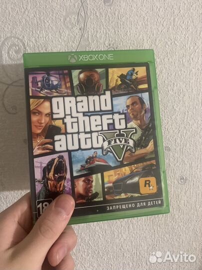 Диск gta 5 xbox one