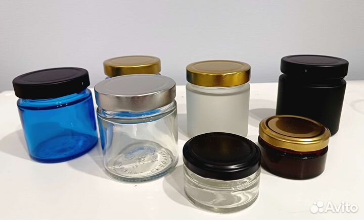 Баночки для свечей с крышкой в комплекте