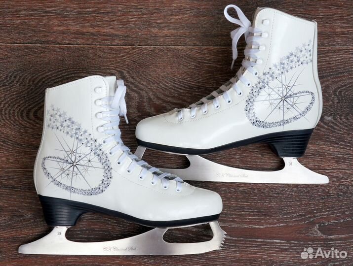 Фигурные коньки princess LUX leather (39 размер)
