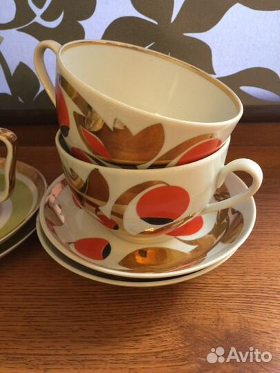 Чайные пары Гиганты Винтаж лфз Винтаж