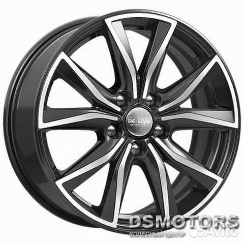 Диски кс867 7.0/17 5x114.3 ET50 d67.1 алмаз чёрный