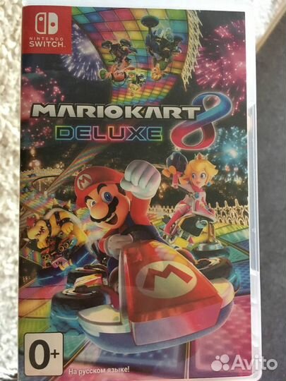 Mario Kart 8 deluxe nintendo switch, картридж