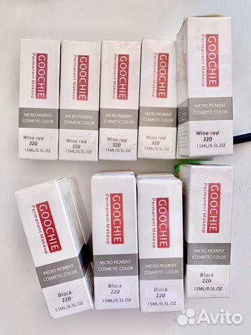 Пигменты для татуажа