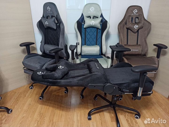 Тканевые компьютерные геймерские кресла доставка
