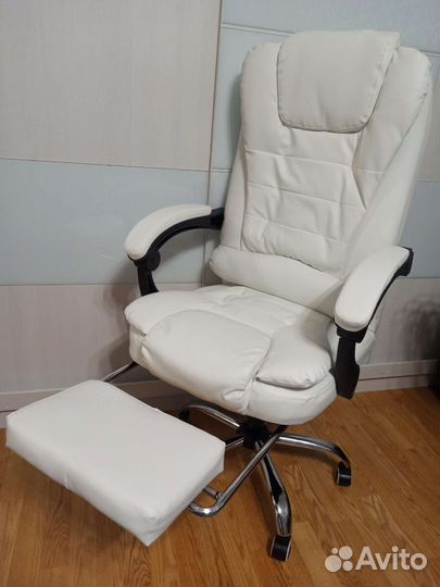 Компьютерное кресло белое бесплатная доставка