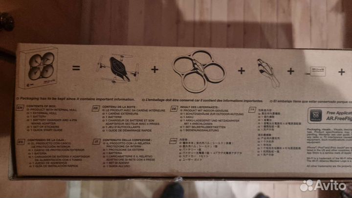 Квадрокоптер parrot ar drone