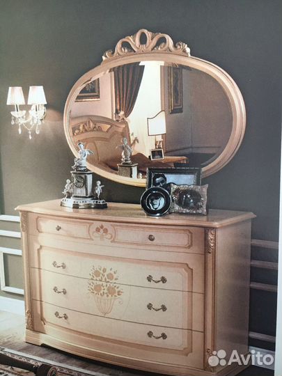 Зеркало рама массив дерева Миассмебель Флориана