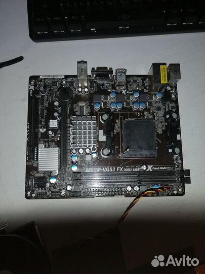 Материнская плата AM3 plus, DDR3 1866MHz с кулером