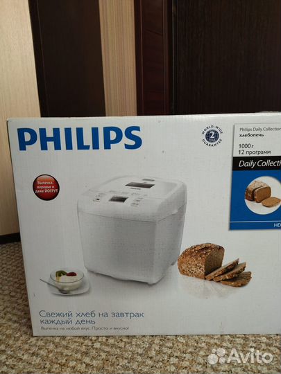 Хлебопечка philips