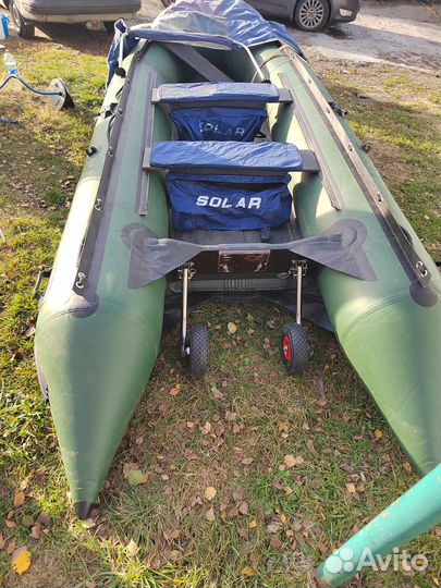 Лодка Солар 400, лодка пвх, надувное дно