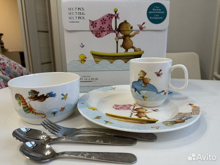 Villeroy & Boch, Happy as a Bear Набор посуды