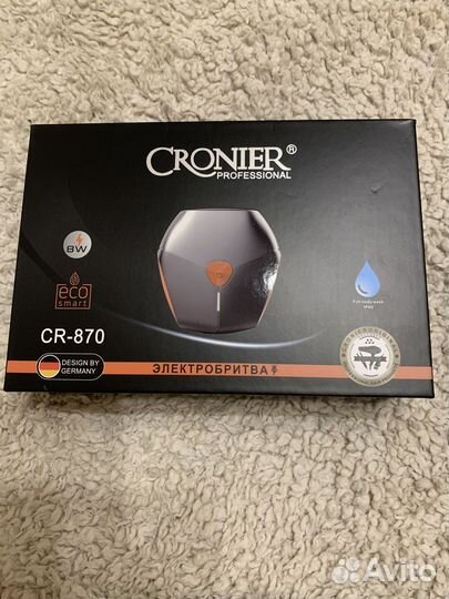 Электробритва cronier cr-870 бритва новая