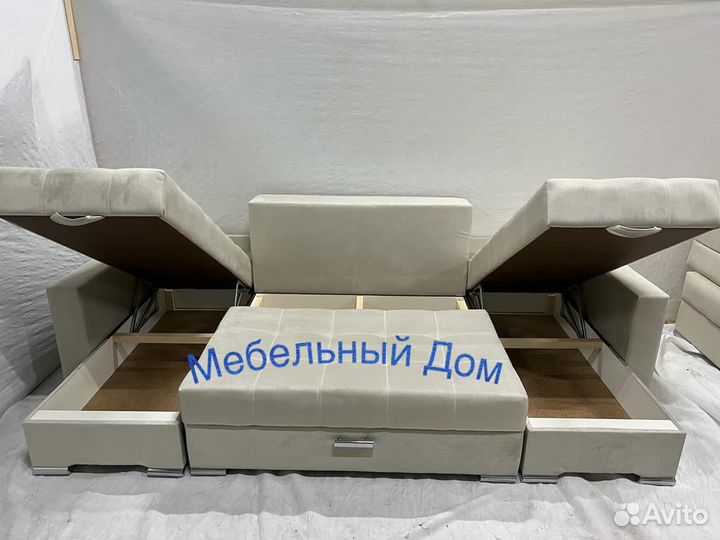 Диван Угловой П-образный 03150