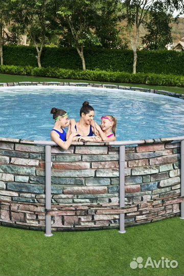 Бассейн Bestway 488 х 122см + фильтр-насос 5678л/ч