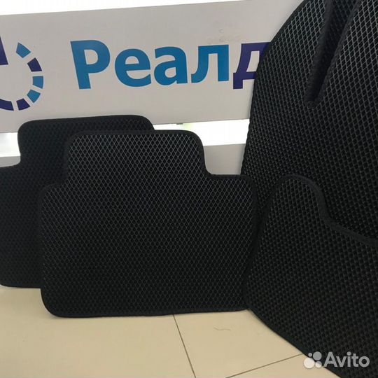 Коврики ева eva эва Rio/Solaris 17+ чёрный кант