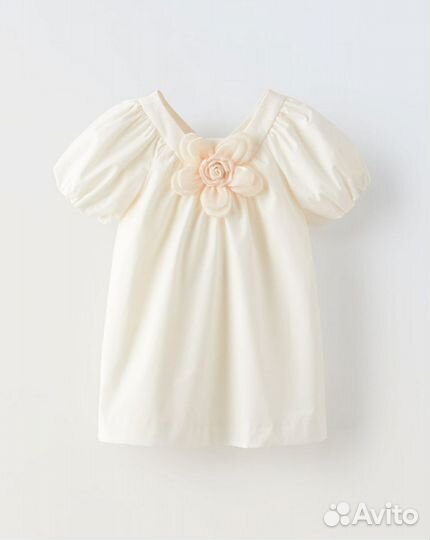 Новое платье с цветком Zara kids, 104