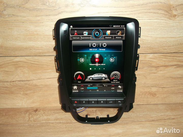 Магнитола Opel Astra J Android типа Tesla