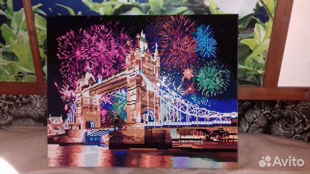 Алмазная мозаика. Готовая картина