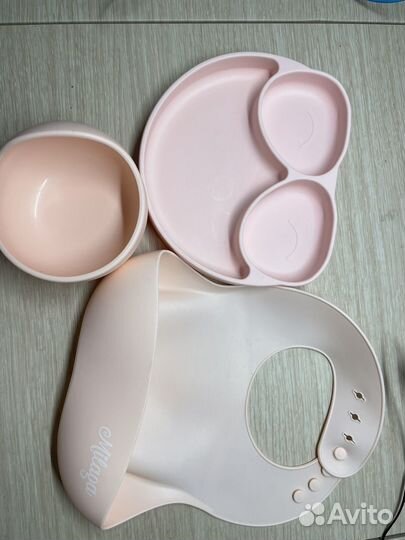 Силиконовая посуда для малышей