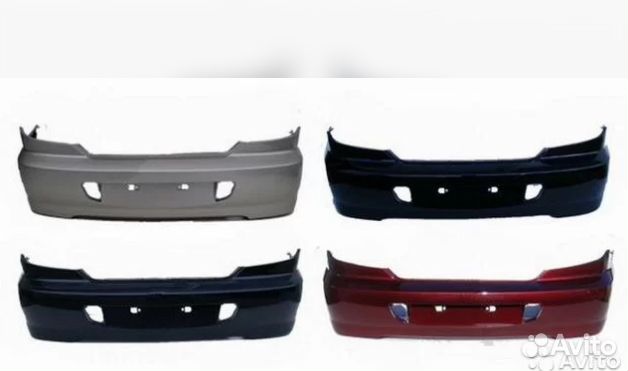 Бампер задний Kia Spectra - в цвет