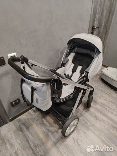 Коляска 2 в 1 Espiro Next upсеребристый